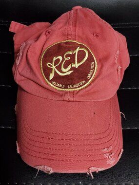 Vintage Y2K 2010 Team Fortress 2 Red Team Distressed Hat Rare Video Game Promo